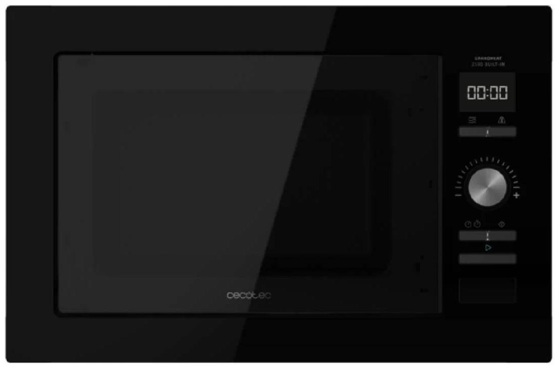 Microondas de Encastre GrandHeat 2590 Built - In 900W 25L (Preto) - CECOTEC
