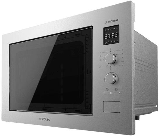 Microondas de Encastre GrandHeat 2550 Built - in Steel 25L 900W c/ Grill - CECOTEC