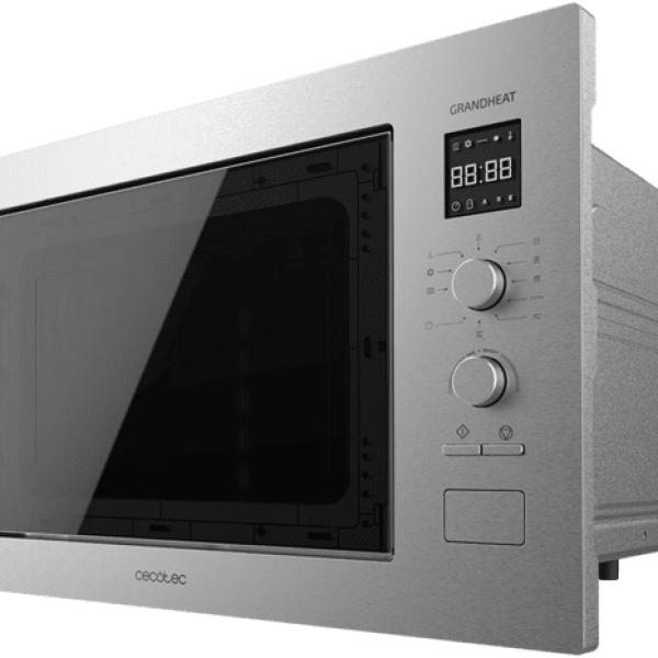 Microondas de Encastre GrandHeat 2550 Built - in Steel 25L 900W c/ Grill - CECOTEC