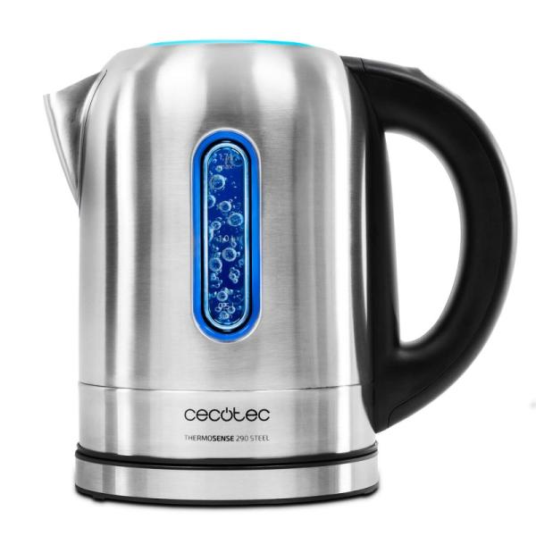 Chaleira Elétrica ThermoSense 290 Steel 2200W - CECOTEC