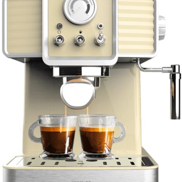 Máquina de Café Espresso 20 Tradizionale 1350W (Amarelo) - CECOTEC