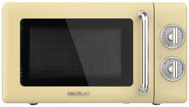 Microondas Proclean 3110 Retro 20L 700W (Amarelo) - CECOTEC