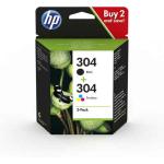 Tinteiro de Tinta Original HP 3JB05AE Multicolor Preto