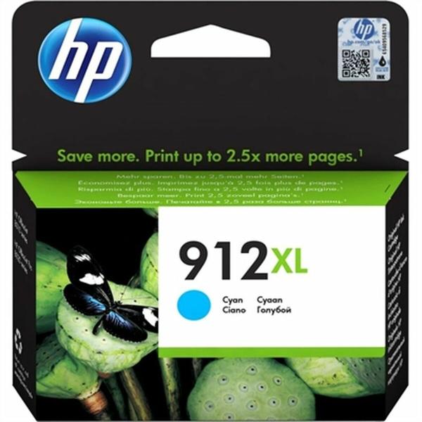 Tinteiro de Tinta Original HP 912XL Ciano
