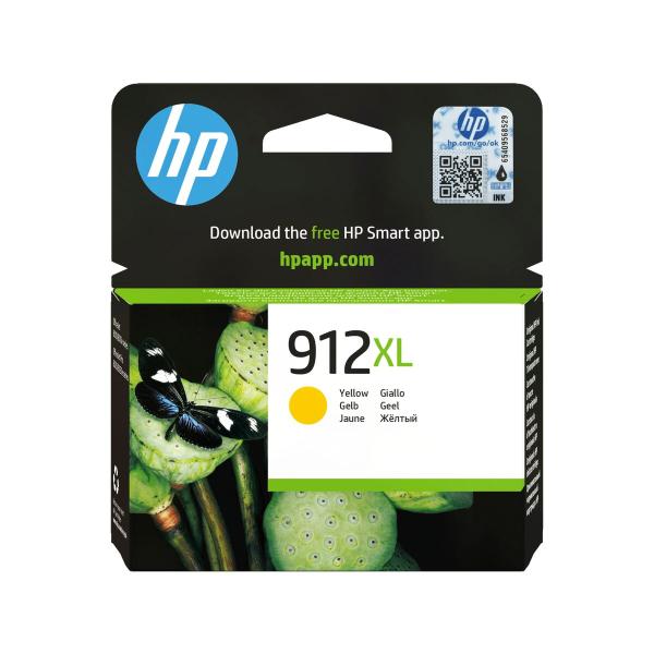 Tinteiro de Tinta Original HP 912XL Amarelo