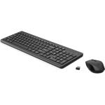 Teclado e Rato HP 2V9E6AA Preto Inglês Qwerty US