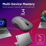 Rato Lenovo GY51S61898 Cinzento 4000 dpi