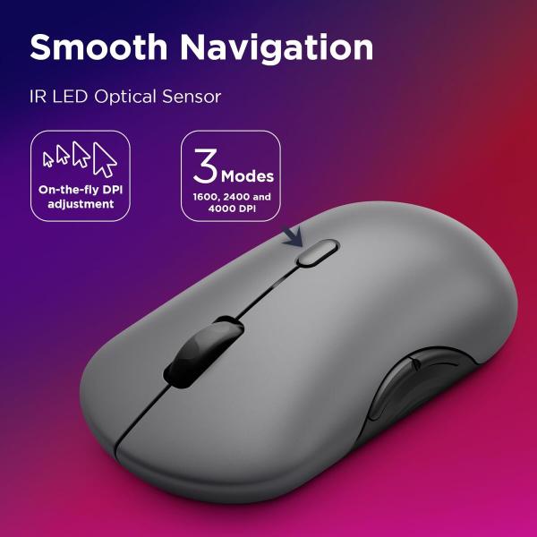 Rato Lenovo GY51S61898 Cinzento 4000 dpi