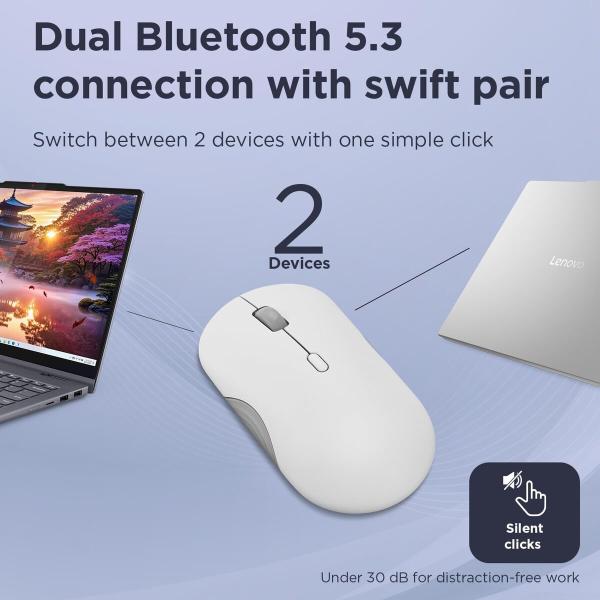 Rato Lenovo GY51S61907 Cinzento 2400 dpi