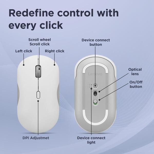 Rato Lenovo GY51S61907 Cinzento 2400 dpi