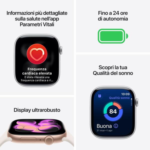 Smartwatch Apple MEUX4QL/A Preto 46 mm
