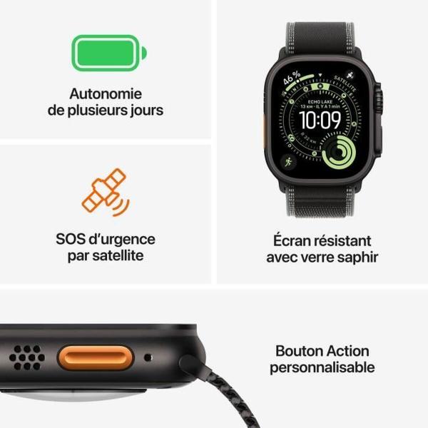Smartwatch Apple MF0V4QF/A Preto 49 mm