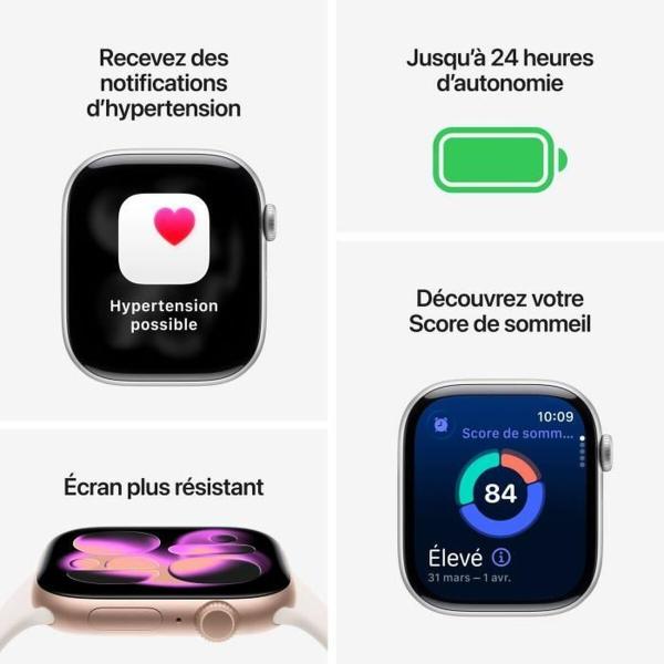 Smartwatch Apple Cor de Rosa Ouro Rosa 46 mm