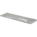 Teclado HP 3Z729AA#ABE Qwerty espanhol Prateado Preto Cinzento