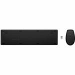 Teclado e Rato HP 650 Qwerty espanhol Preto