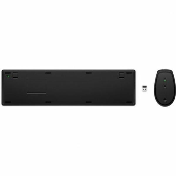 Teclado e Rato HP 650 Qwerty espanhol Preto