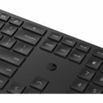 Teclado e Rato HP 650 Qwerty espanhol Preto