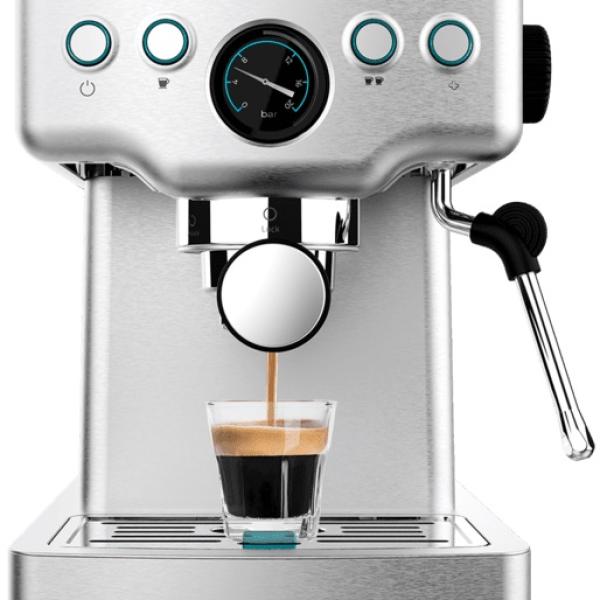 Máquina de Café Power Espresso 20 Barista Mini 1.8L 1465W (Inox) - CECOTEC