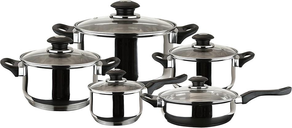Conjunto de Cozinha Family em Aço Inoxidável (10 Peças) - MAGEFESA