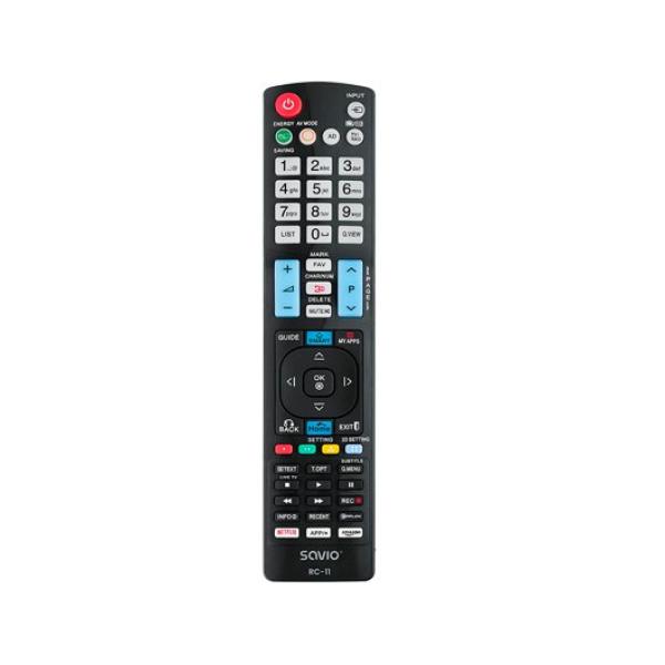 SAVIO RC - 11 TV REMOTE CONTROL REPLACEMENT LG SMART TV 3D