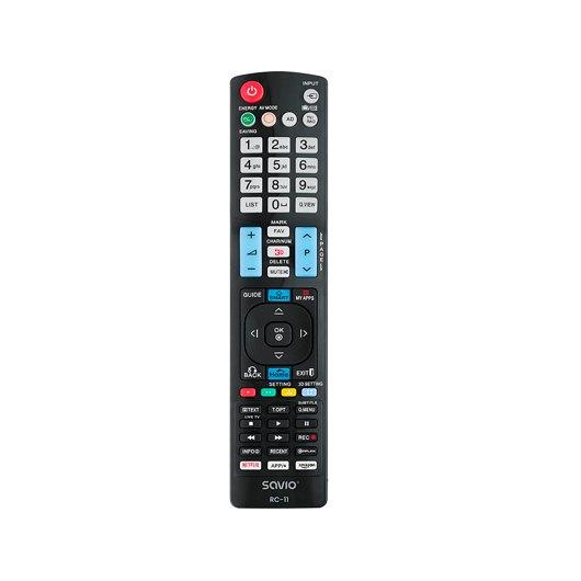 SAVIO RC - 11 TV REMOTE CONTROL REPLACEMENT LG SMART TV 3D