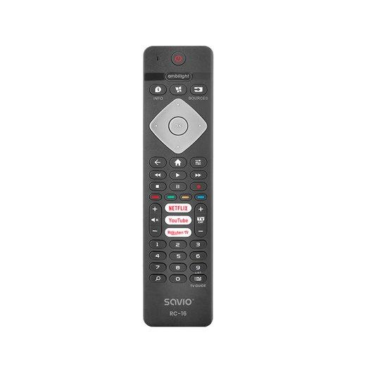 SAVIO RC-16 TV REMOTE CONTROL REPLACEMENT PHILIPS SMART TV
