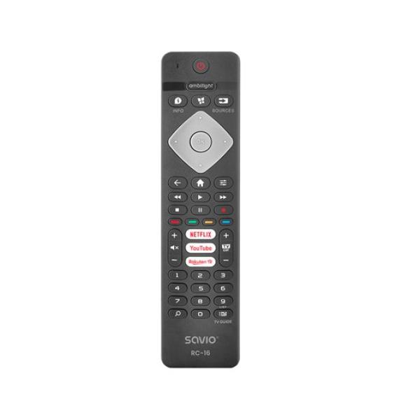 SAVIO RC - 16 TV REMOTE CONTROL REPLACEMENT PHILIPS SMART TV