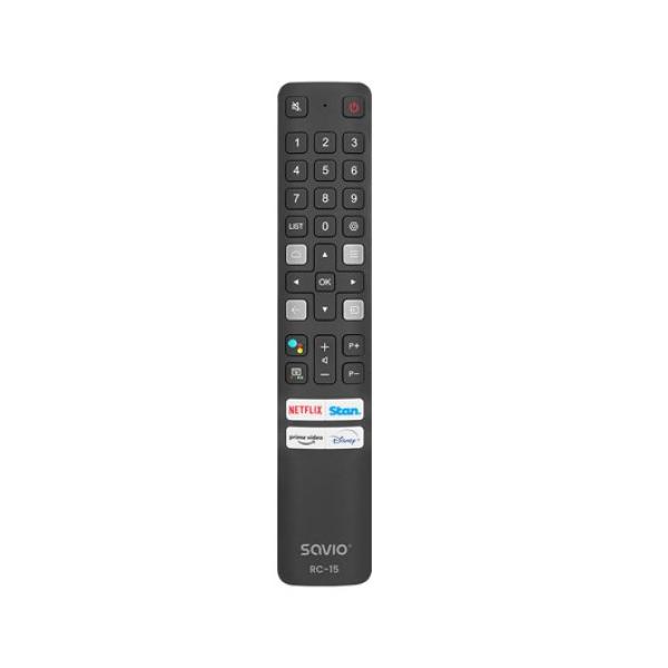 SAVIO RC - 15 TV REMOTE CONTROL REPLACEMENT TCL SMART TV