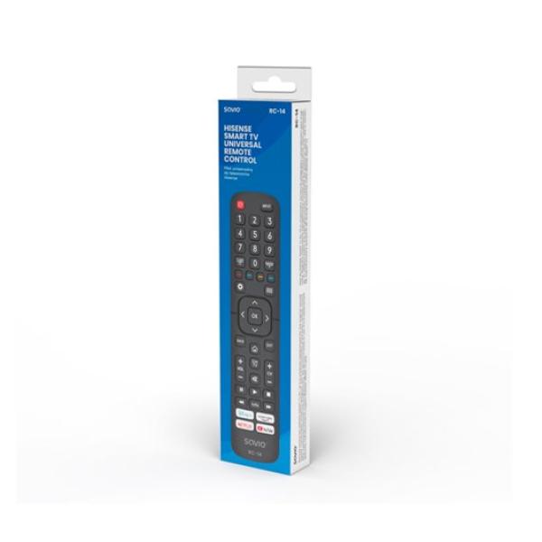 SAVIO RC - 14 TV REMOTE CONTROL REPLACEMENT HISENSE SMART TV