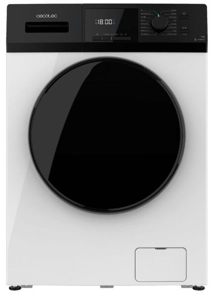 Máquina de Lavar Roupa Bolero Dresscode 7410 Inverter 7Kg 1200RPM (Preto/Branco) - CECOTEC