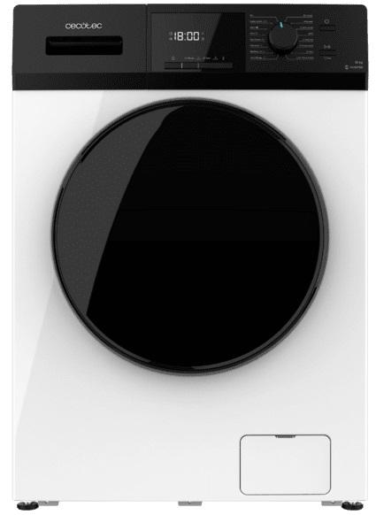 Máquina de Lavar Roupa Bolero Dresscode 10410 Inverter 10Kg 1400RPM (Preto/Branco) - CECOTEC