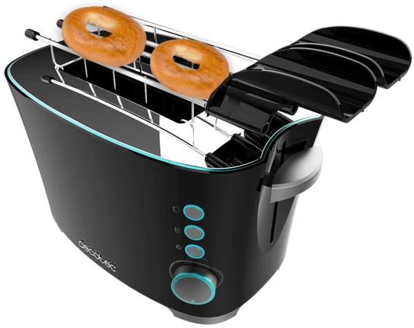 Torradeira Toast&Taste Double B 650W (Preto) - CECOTEC