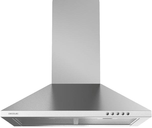 Exaustor Chaminé Bolero Flux PM 604300 430m³/h (Inox) - CECOTEC