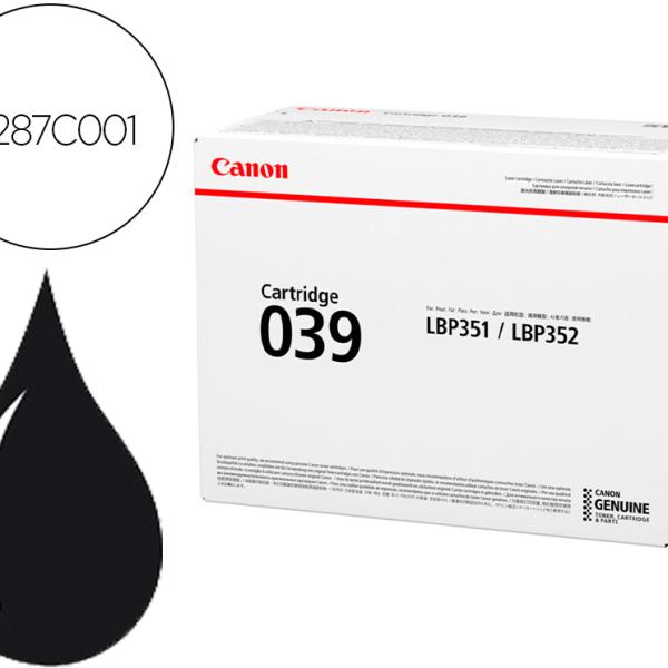 Toner Original Canon 039 Preto — Recondicionado