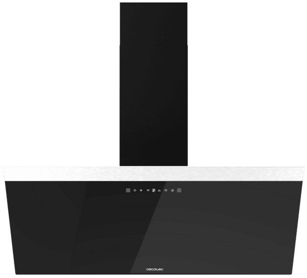 Exaustor Chaminé Bolero Flux DT 906500 650m3/h (Preto) - CECOTEC