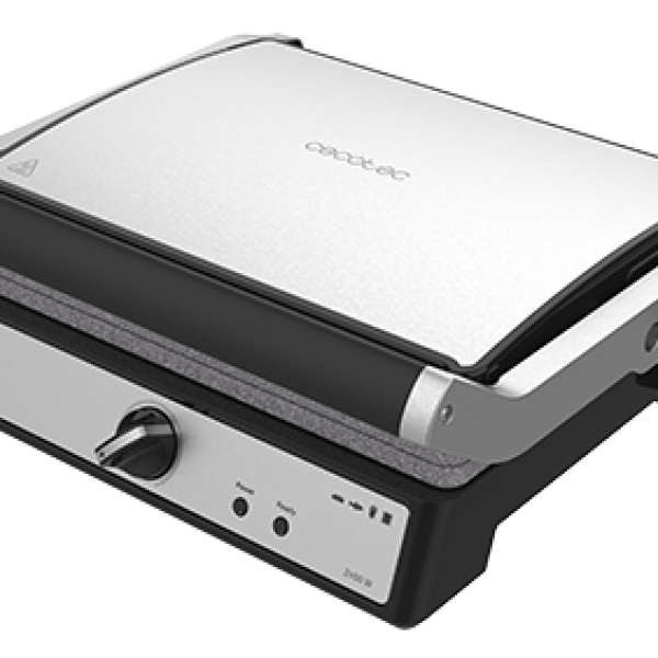 Grelhador Elétrico RocknGrill Multi 2400W (Prateado) - CECOTEC