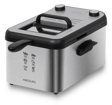 Fritadeira CleanFry Infinity 3000 Full Inox 3L 2400W - CECOTEC