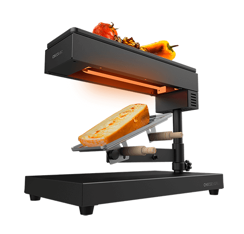 Grelhador de Queijo Cheese&Grill 6000 600W (Preto) - CECOTEC