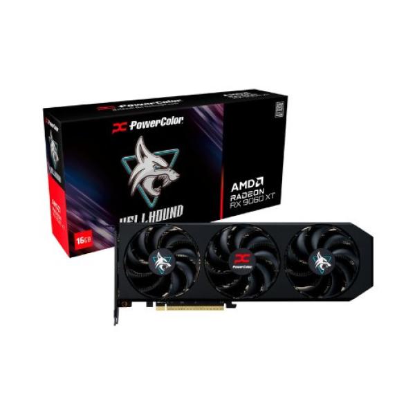 Placa Gráfica AMD Radeon RX 9060 XT RDNA 4 Hellhound 16GB GDDR6 - POWERCOLOR