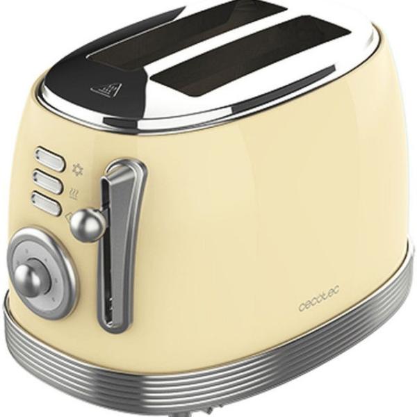 Torradeira Vintage 800 (Amarelo) - CECOTEC
