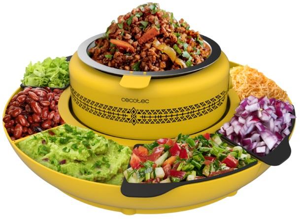 Máquina Fun Taco Andale 0.6L 40W (Amarelo) - CECOTEC