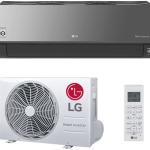 Ar Condicionado AC - 09 - BK.NSJ + AC - 09 - BK.UA3 9000BTU Interior/Exterior (Preto) - LG