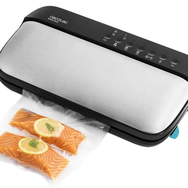 Máquina de Embalar a Vácuo Sealvac Steel 120W - CECOTEC