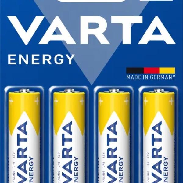 Blister 4x Pilhas Alcalinas Energy AA LR6 1,5V - VARTA