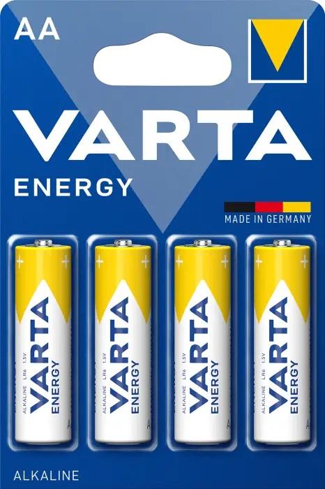 Blister 4x Pilhas Alcalinas Energy AA LR6 1,5V - VARTA