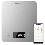 Balança de Cozinha Cook Control 10000 c/ Bluetooth (Prateado) - CECOTEC