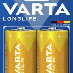 Blister 2x Pilhas Alcalinas LongLife D LR20 1,5V - VARTA