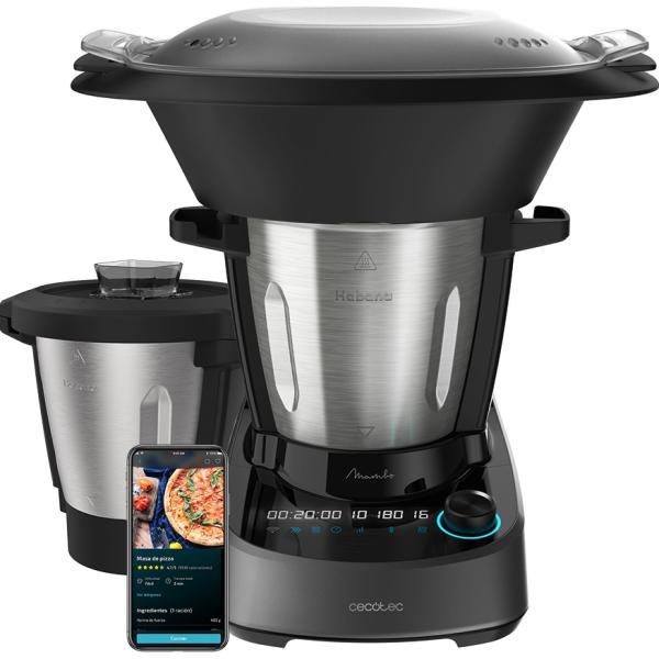 Robot de Cozinha Mambo 11090 Habana 1600W 3.3L (Preto/Inox) - CECOTEC