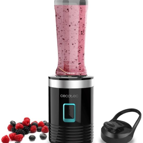 Liquidificadora Power Titanium 350 c/ Copo Portátil 600ml (Preto) - CECOTEC