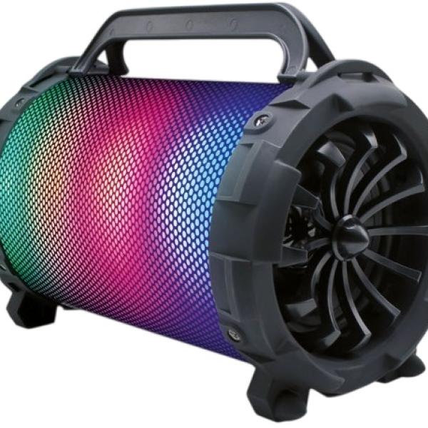 Coluna Amplificada 2.1 BazooLED40 c/ Bluetooth e Luz LED - ISNATCH